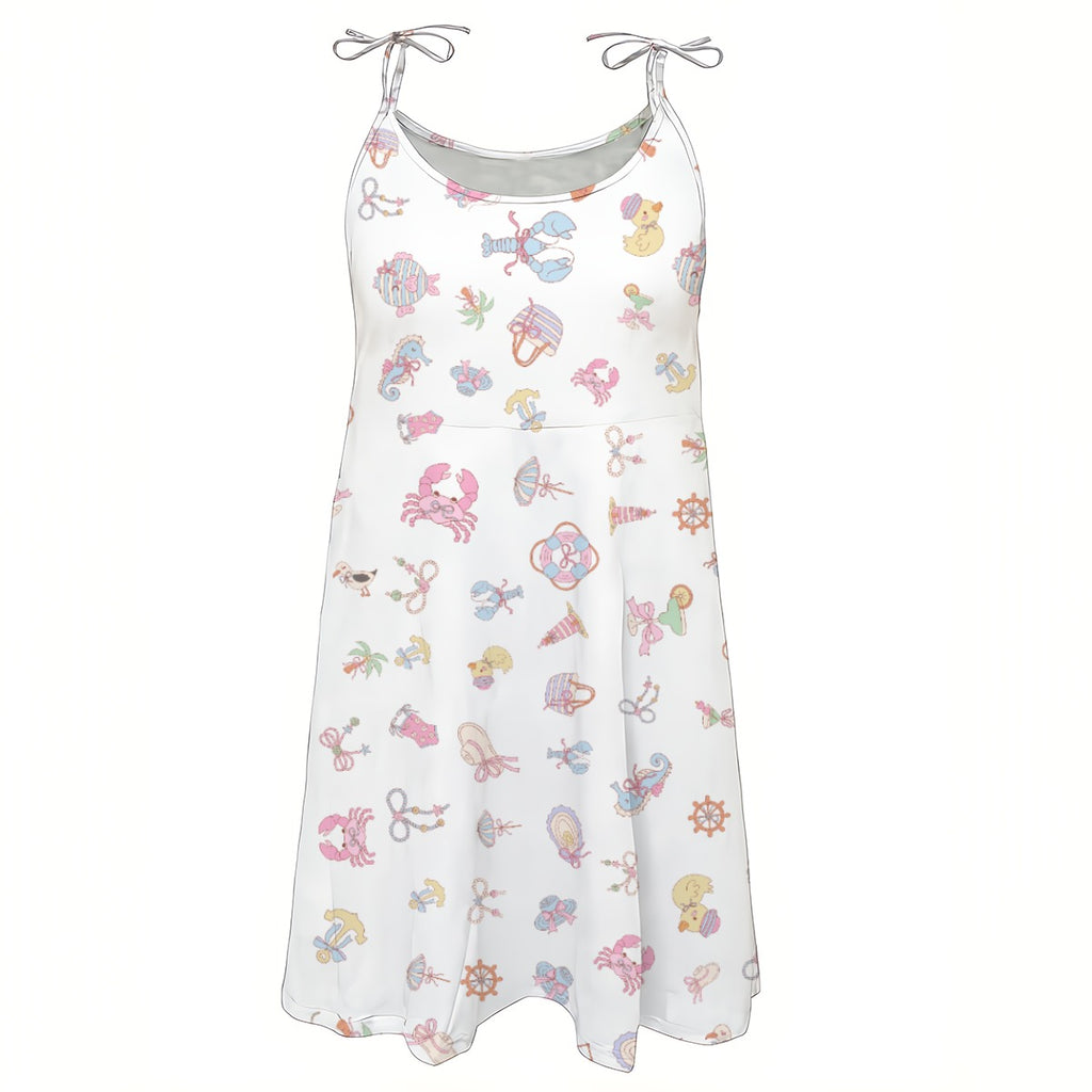 Pastel Kawaii Mini Dress – Cute A-Line Summer Beach Dress