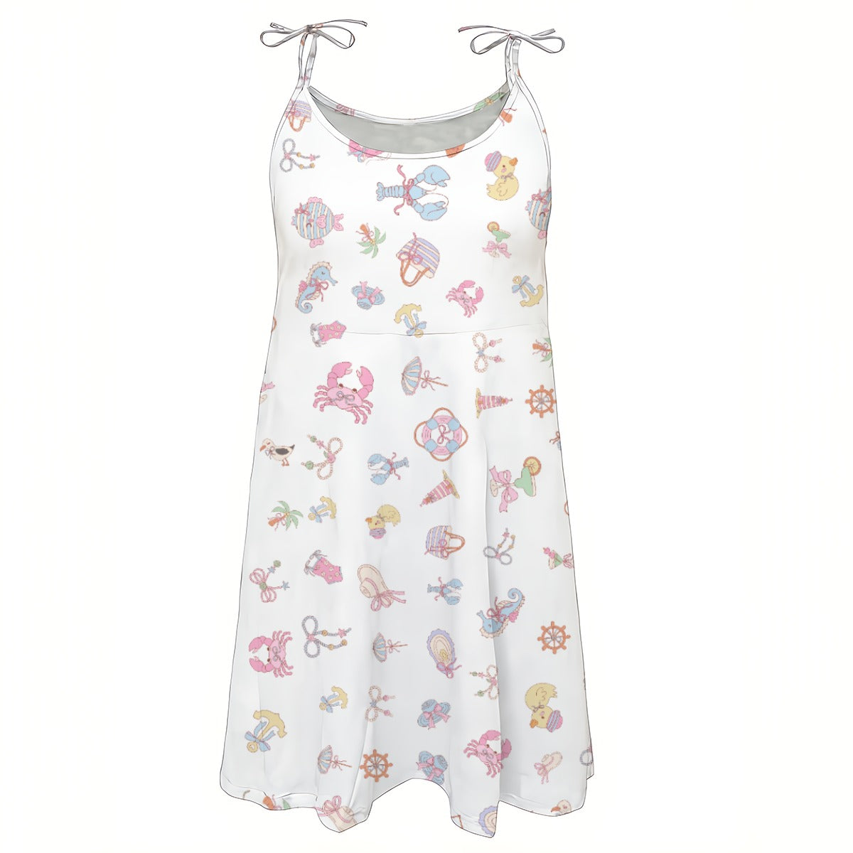 Pastel Kawaii Mini Dress – Cute A-Line Summer Beach Dress