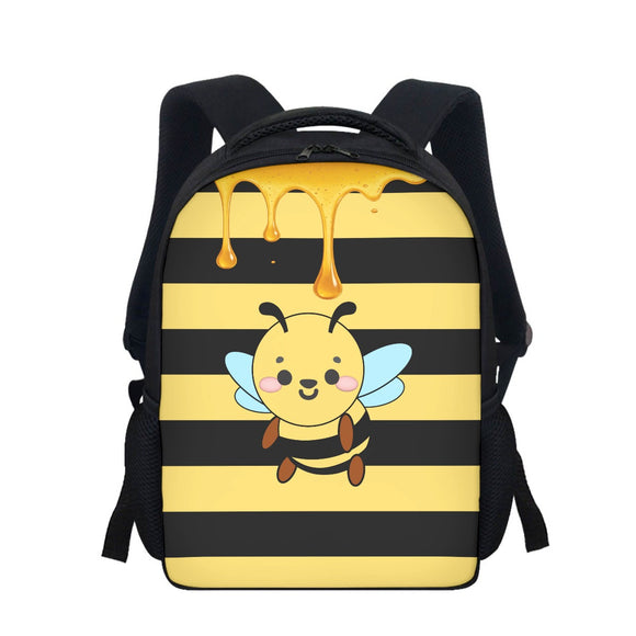 Kawaii Heaven Cute Bumblebee Kids Backpack with Large Capacity & Wear-Resistant Fabric