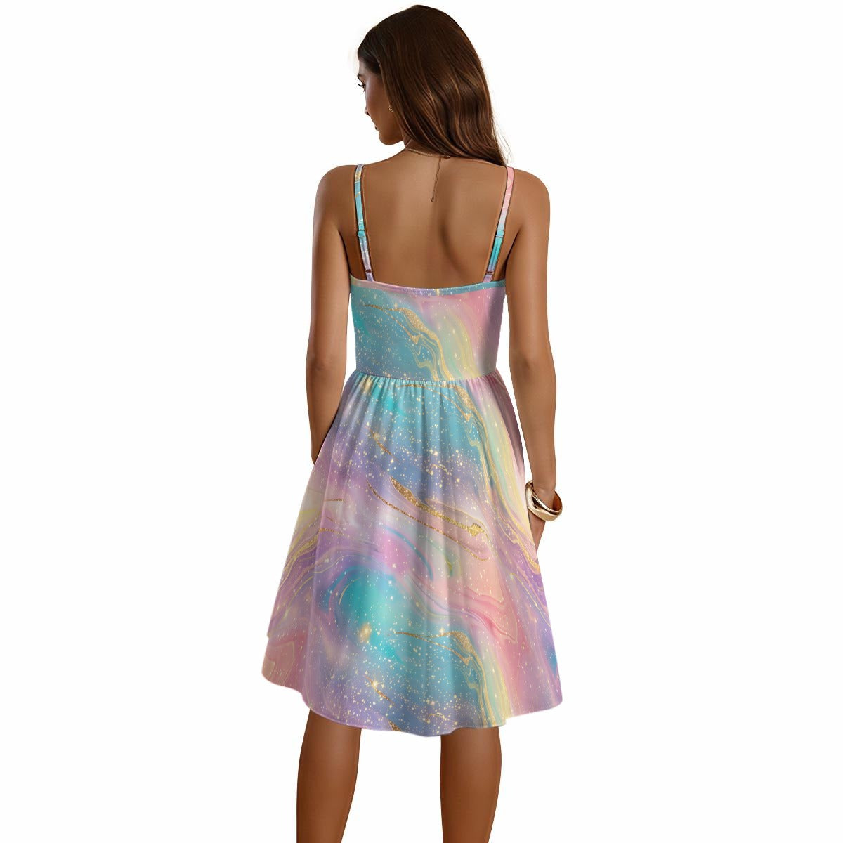 Pastel Marble Sundress – Sweetheart Neck Fairycore Summer Dress – Kawaii Heaven Pastel Marble Sundress – Sweetheart Neck Fairycore Summer Dress – Kawaii Heaven