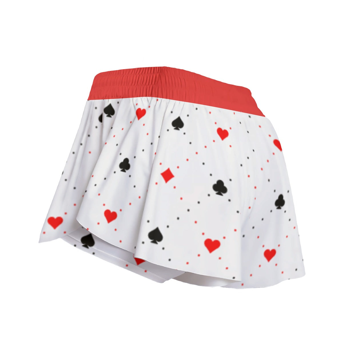 Women's Sport Skorts with Pocket - Ace of Hearts Design | Kawaii Heaven