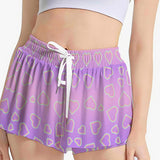 Pastel Heart Skort with Unicorn and Girl Print – Kawaii Women’s Sports Skirt