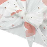 Kawaii Heaven Women's Romantic Hearts Mesh Blouse with Bell Sleeves