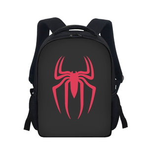 Kawaii Heaven Kids Backpack with Red Spider Graphic - Durable & Large Capacity