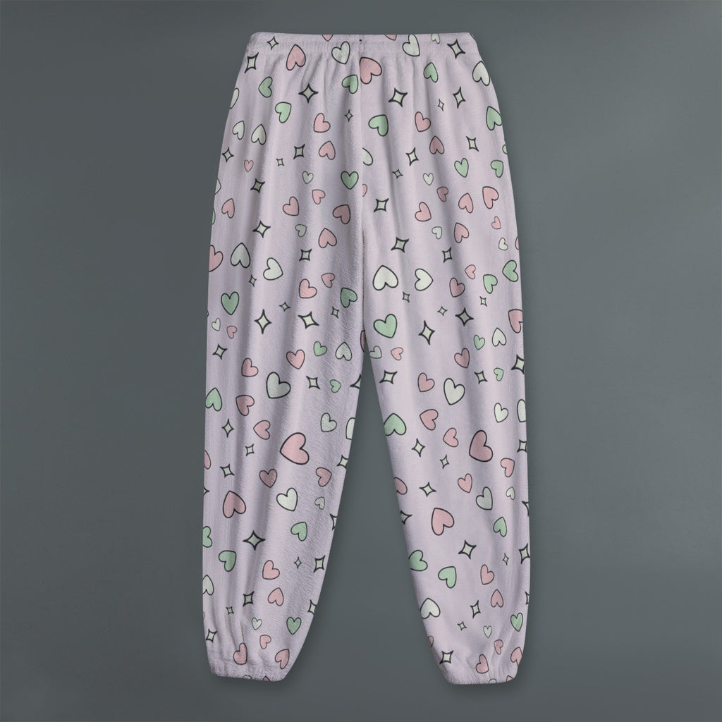 Iced Matcha Bunny Plush Pajama Pants