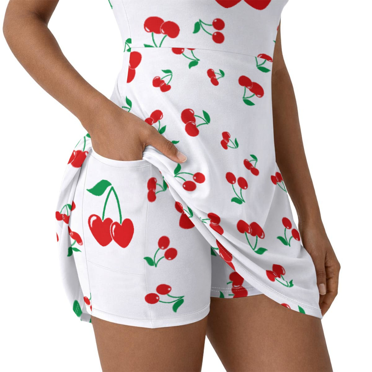 Cherry Athletic Dress – Cute Tennis Dress with Built-In Shorts – Kawaii Heaven Cherry Athletic Dress – Cute Tennis Dress with Built-In Shorts – Kawaii Heaven