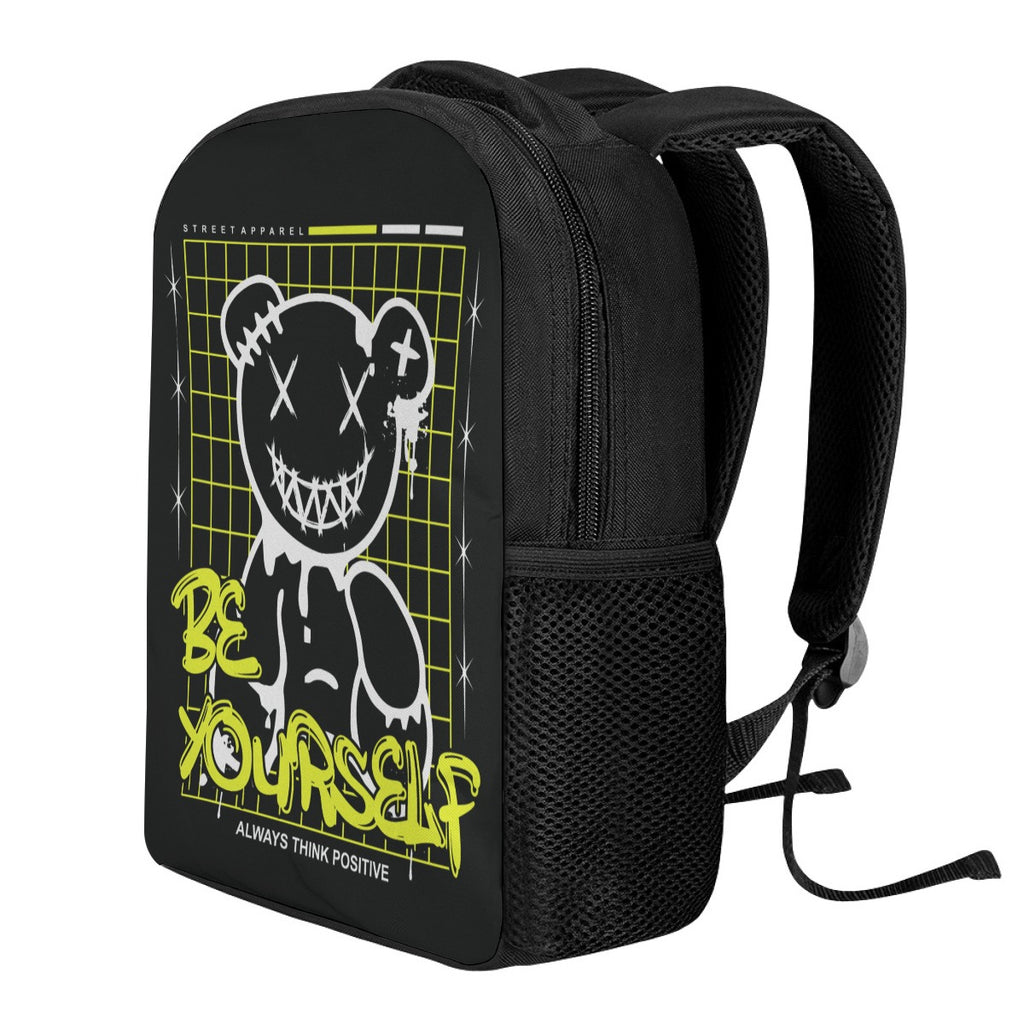 Kawaii Heaven Kids Backpack with Street Style Print - Large Capacity & Wear-Resistant Fabric