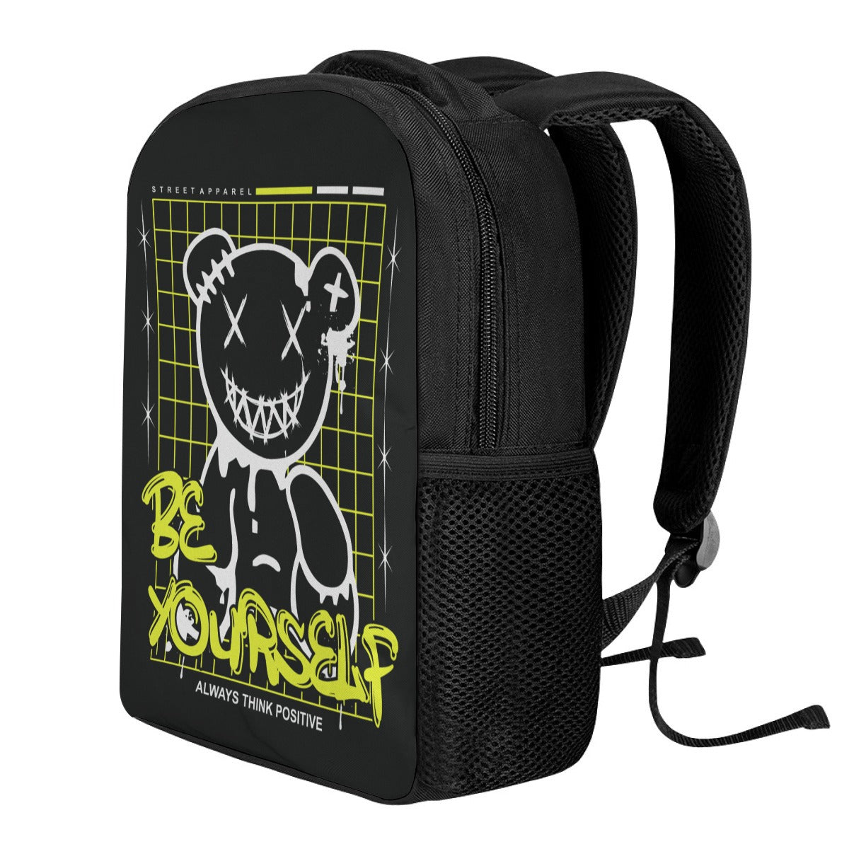 Kawaii Heaven Kids Backpack with Street Style Print - Large Capacity & Wear-Resistant Fabric