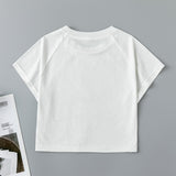 Best Mom Ever Cropped T-Shirt – Cute Eco-Friendly Raglan Crop Top for Women