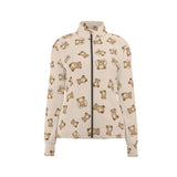 Women’s Zip-Up Jacket with Thumbholes – Fitted Stretch Jacket