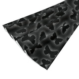 Gothic Butterfly Mesh Blouse with Bell Sleeves – Lace-Up Sheer Top for Women