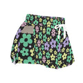 Kawaii Heaven Women's Retro Bloom Skorts with 70s Flower Power Vibes