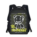 Kawaii Heaven Kids Backpack with Street Style Print - Large Capacity & Wear-Resistant Fabric