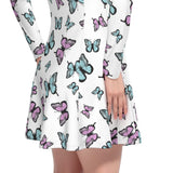 Kawaii Heaven Women's Irish Butterfly Dream Long Sleeve Skater Dress