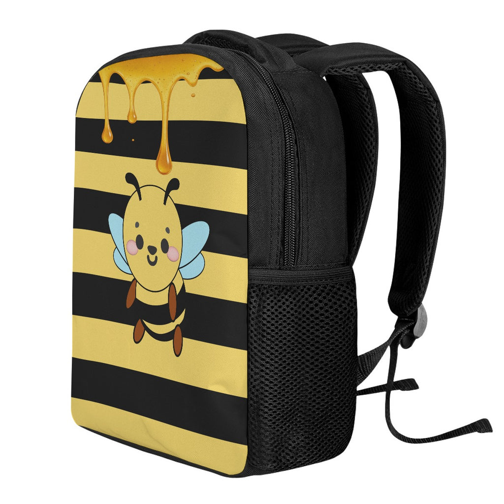 Kawaii Heaven Cute Bumblebee Kids Backpack with Large Capacity & Wear-Resistant Fabric