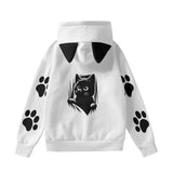 Cat Ear Hoodie – Cute Graphic Scuba Hoodie with Kangaroo Pocket