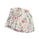 Floral Heart Skort – Pink Flower Skirt Shorts with Pockets