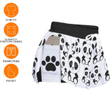 Kawaii Heaven Women's Panda Play Skort with Hidden Pocket - Sporty Fashion