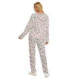 Cute Bunny Loungewear Set – Cozy Long Sleeve Top & Heart Print Pants