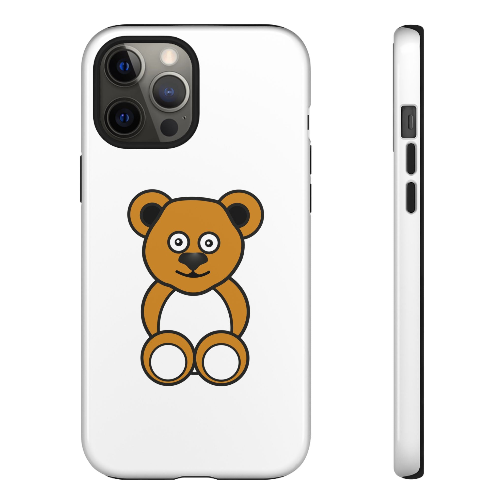 White Cute Ochre Bear Tough Cases