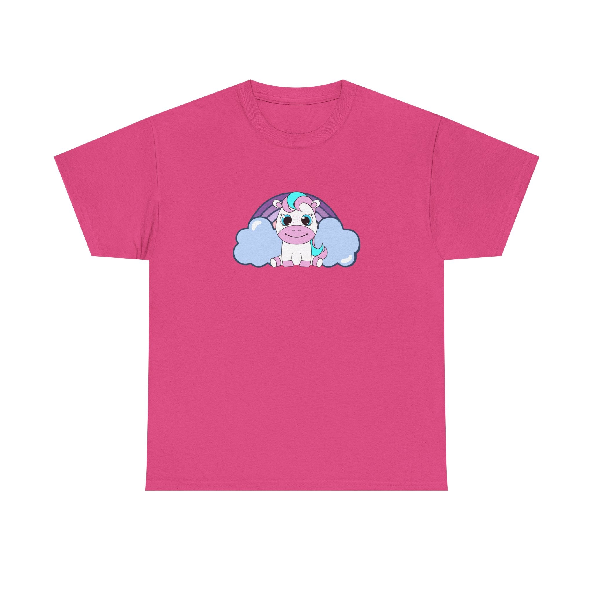 Kawaii Pony T-Shirt - Cute Horse Graphic Tee, Animal Lover Gift - Pastel Colors Shirt
