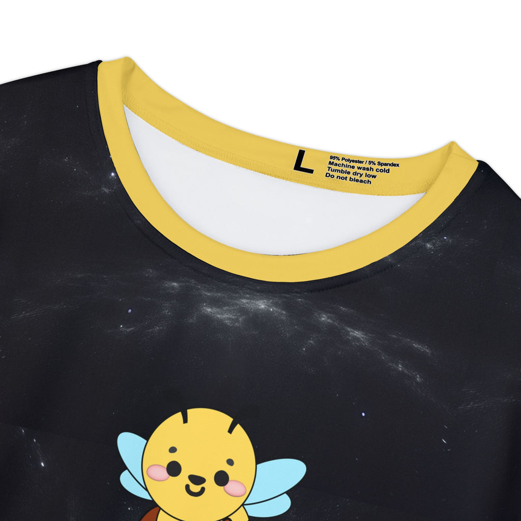 Kawaii Bee Cool Women's Short Sleeve Shirt - Cute Bee Design, Summer Top, Trendy Tee, Gift for Her, Graphic T-Shirt