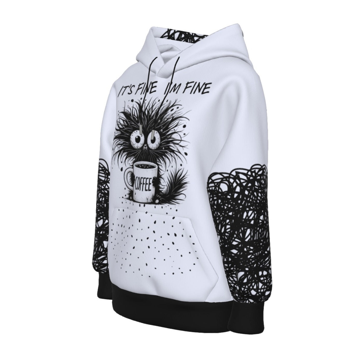 It’s Fine Coffee Cat Ear Hoodie