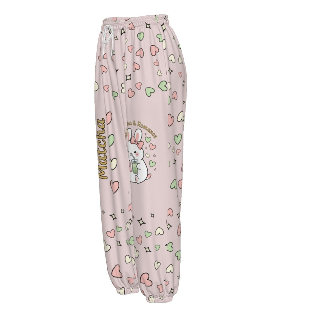 Iced Matcha Bunny Plush Pajama Pants