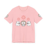 Cute Animal Tee - Hedgehog & Hamster Shirt - Happy Critter Top