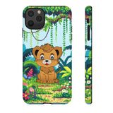 Cute Lion in the Jungle Tough Cases