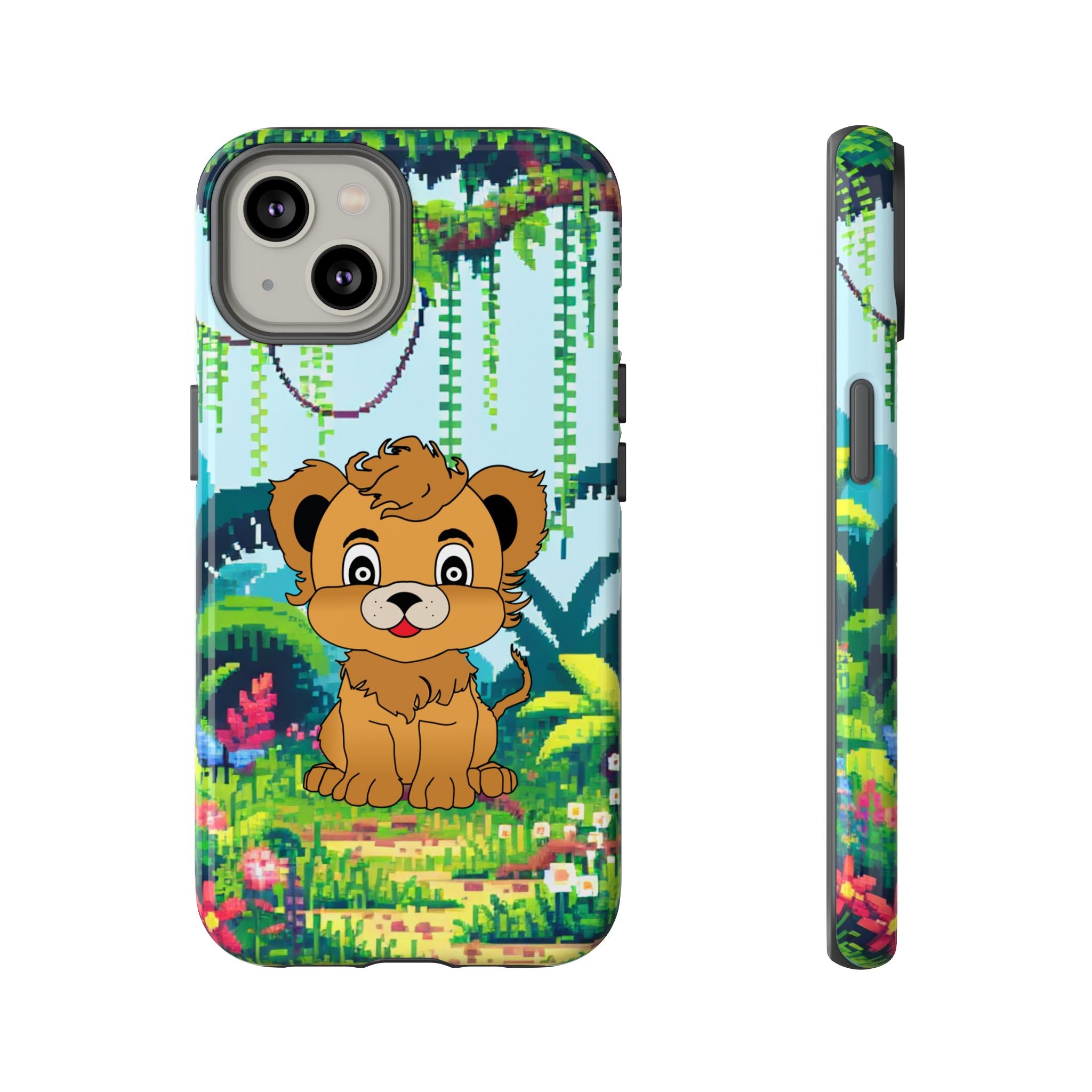 Cute Lion in the Jungle Tough Cases