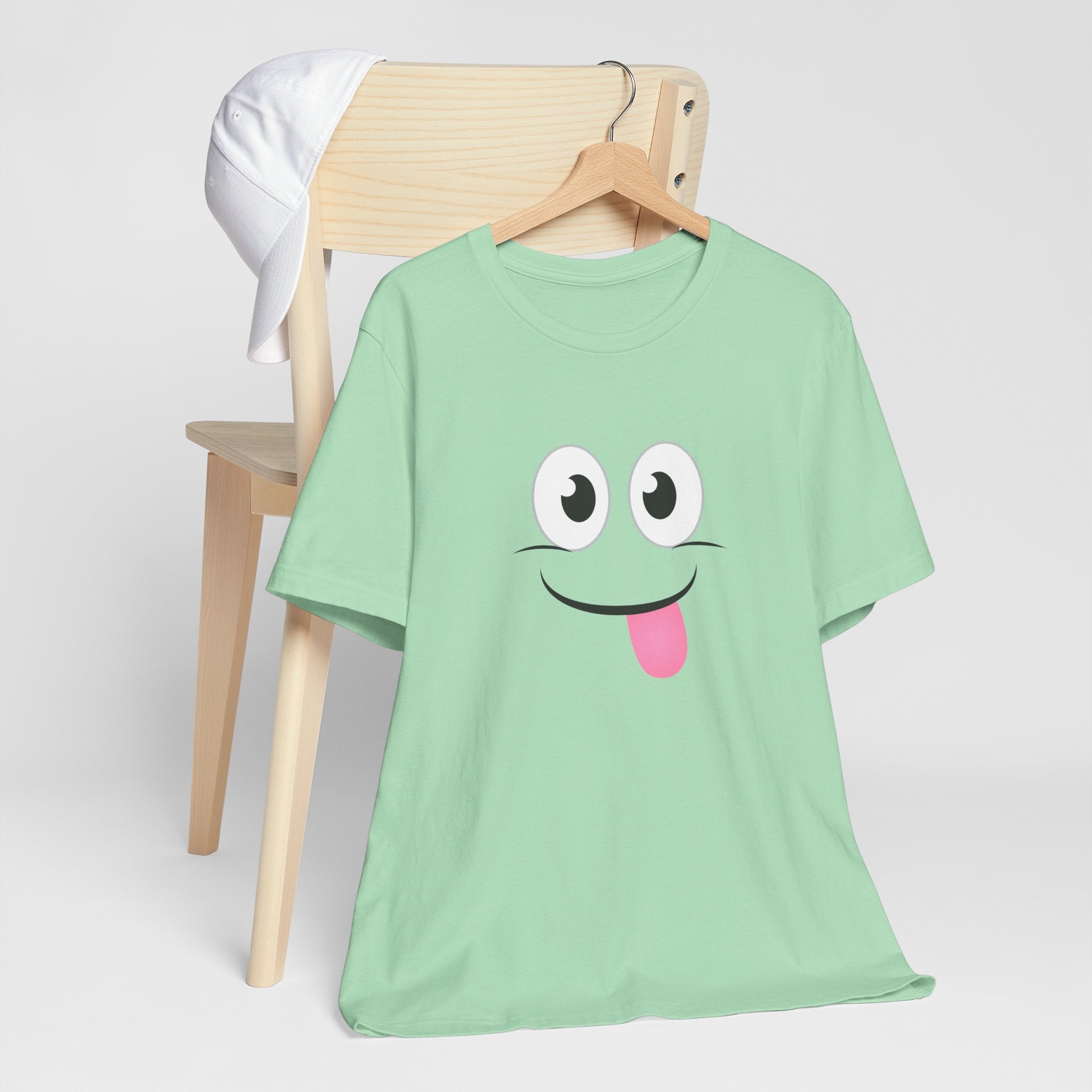 Yum Smile T-Shirt, Cute Graphic Tee, Food Lover Gift, Unisex Top, Funny Saying Shirt, Short Sleeve Tee