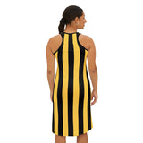 Kawaii Bee Dress - Cute Bee Sundress - Women's Bee Print Dress - Tank Dress