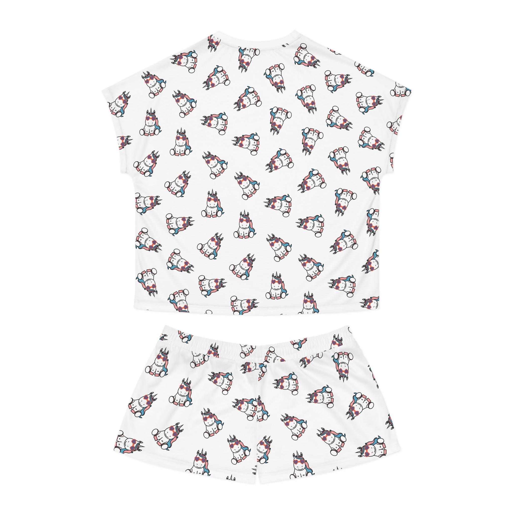 Kawaii Unicorn Pajama Set for Women - Cute Sleepwear - Lounge Wear - Unicorn Lover's Set