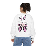 Kawaii Rabbit Face Unisex Sweatshirt, Self Love Club, Cute Jumper, Pastel Bunny Shirt, Cozy Pullover, Gift for Rabbit Lovers