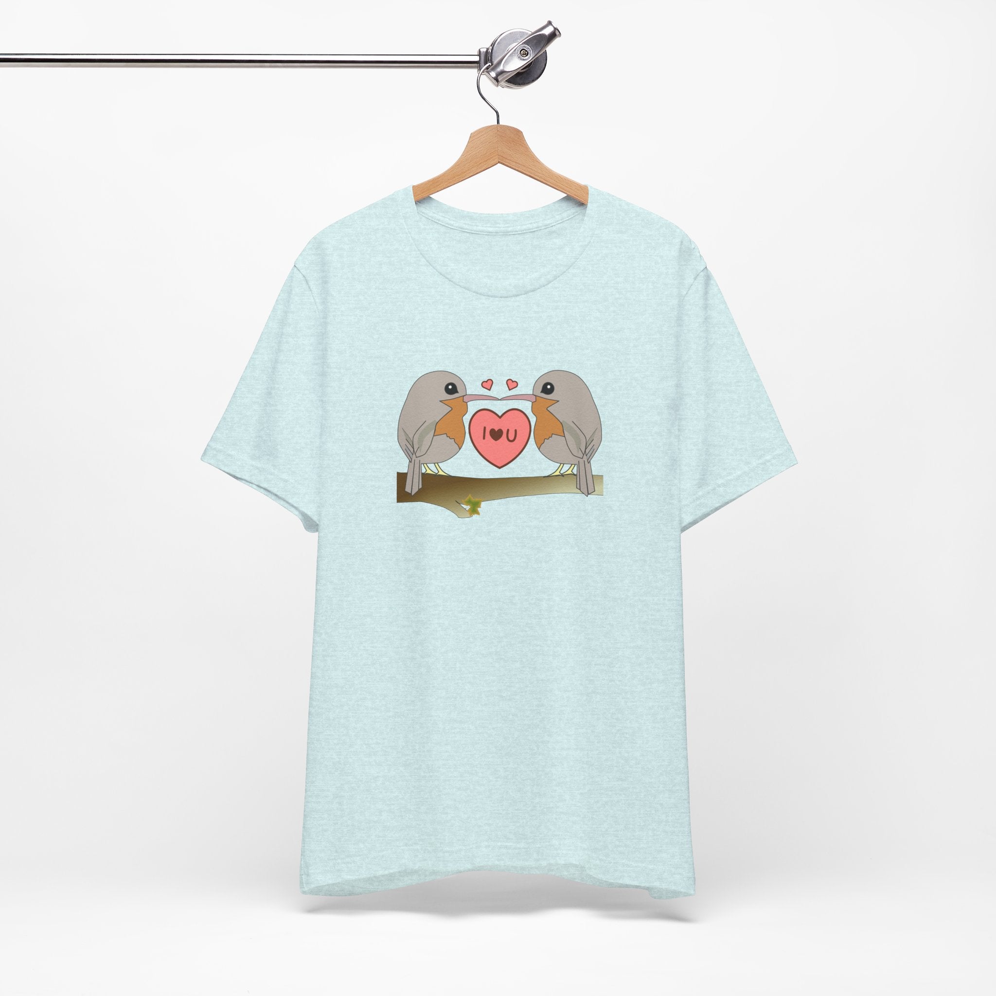 Robins in love Unisex Jersey Short Sleeve Tee