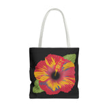 Poppy Tote Bag - Floral Canvas Shoulder Bag for Women, Flower Printed Grocery Tote, Reusable Shopping Handbag, Eco-Friendly Beach Bag, Gift