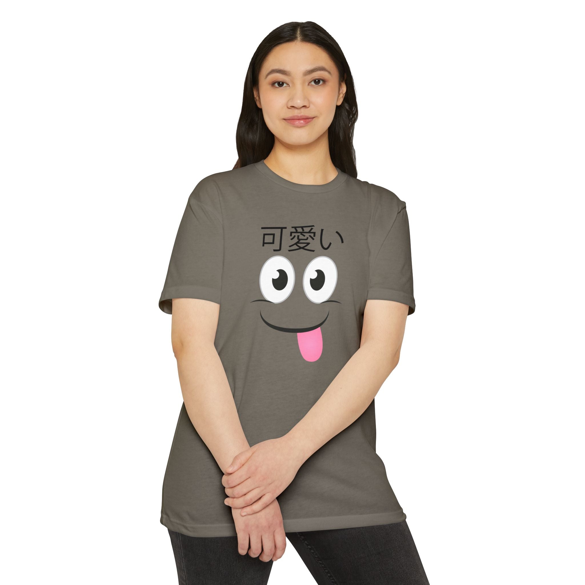 Kawaii Yum Smile T-Shirt, Cute Funny Tee, Happy Unisex Shirt, Adorable Top, Soft Cotton Blend Apparel