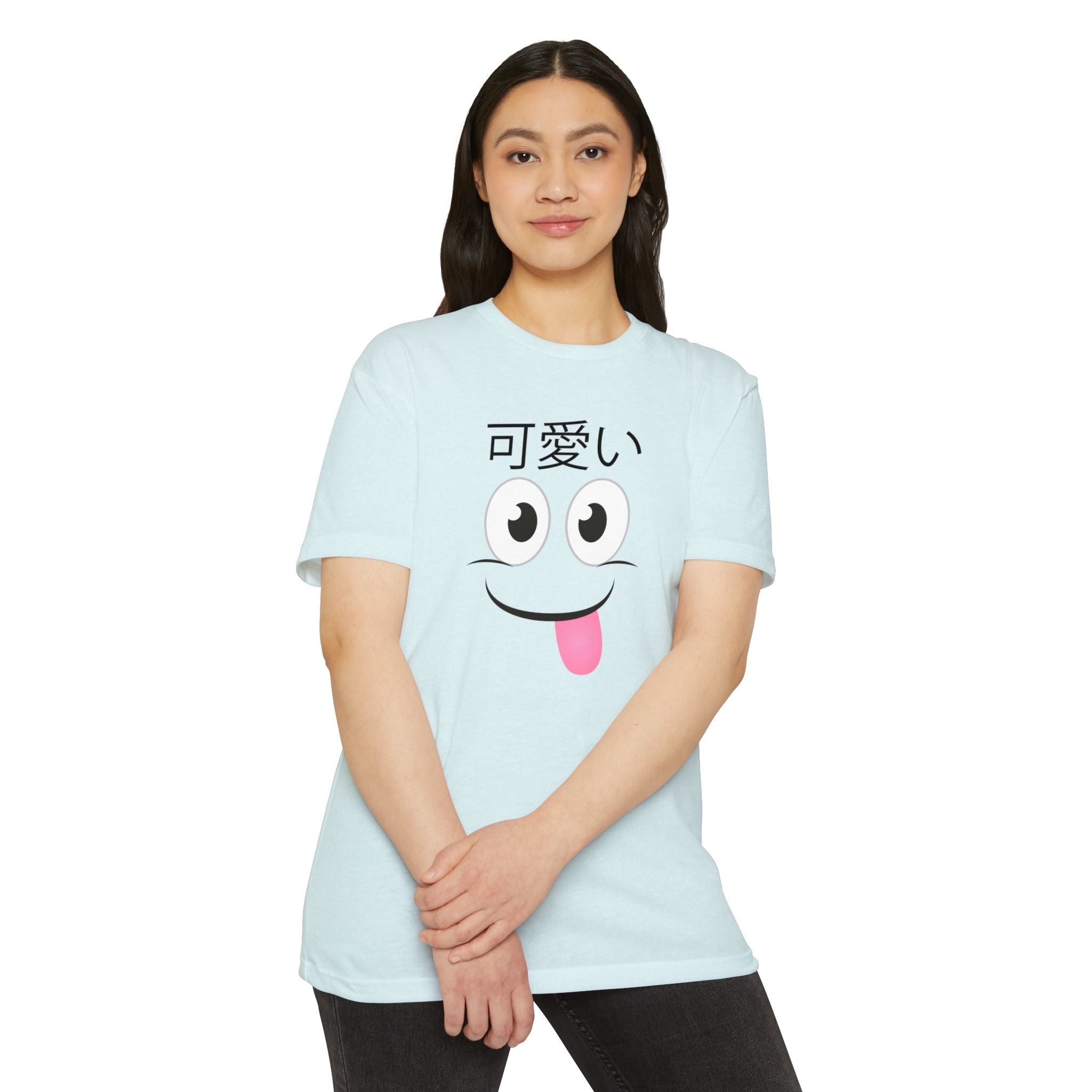 Kawaii Yum Smile T-Shirt, Cute Funny Tee, Happy Unisex Shirt, Adorable Top, Soft Cotton Blend Apparel