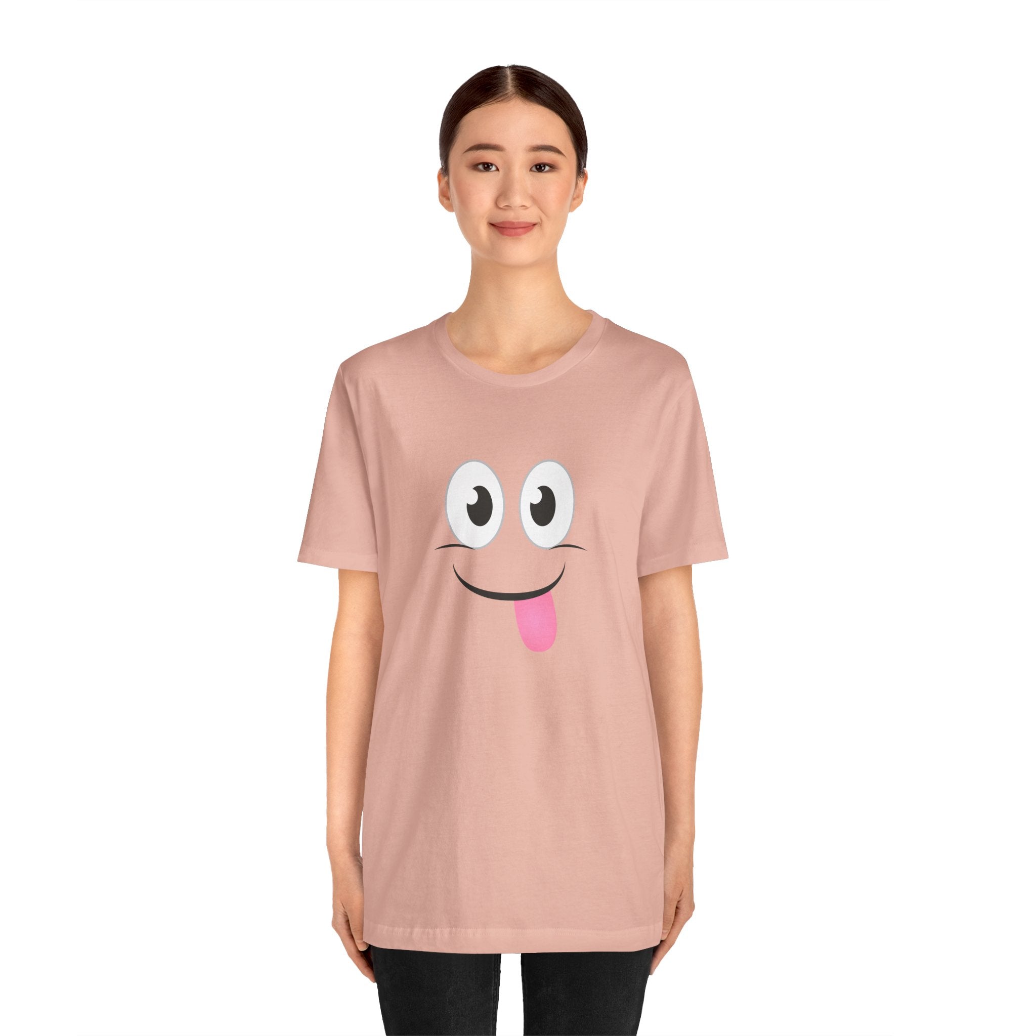 Yum Smile T-Shirt, Cute Graphic Tee, Food Lover Gift, Unisex Top, Funny Saying Shirt, Short Sleeve Tee