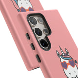 Kawaii Unicorn Tough Cases for iPhone Galaxy and Google Pixel