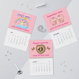 Cute Wall Calendars (2025) - Monthly Planner, Yearly Agenda, Office Decor, Gift for Students, Home Organization