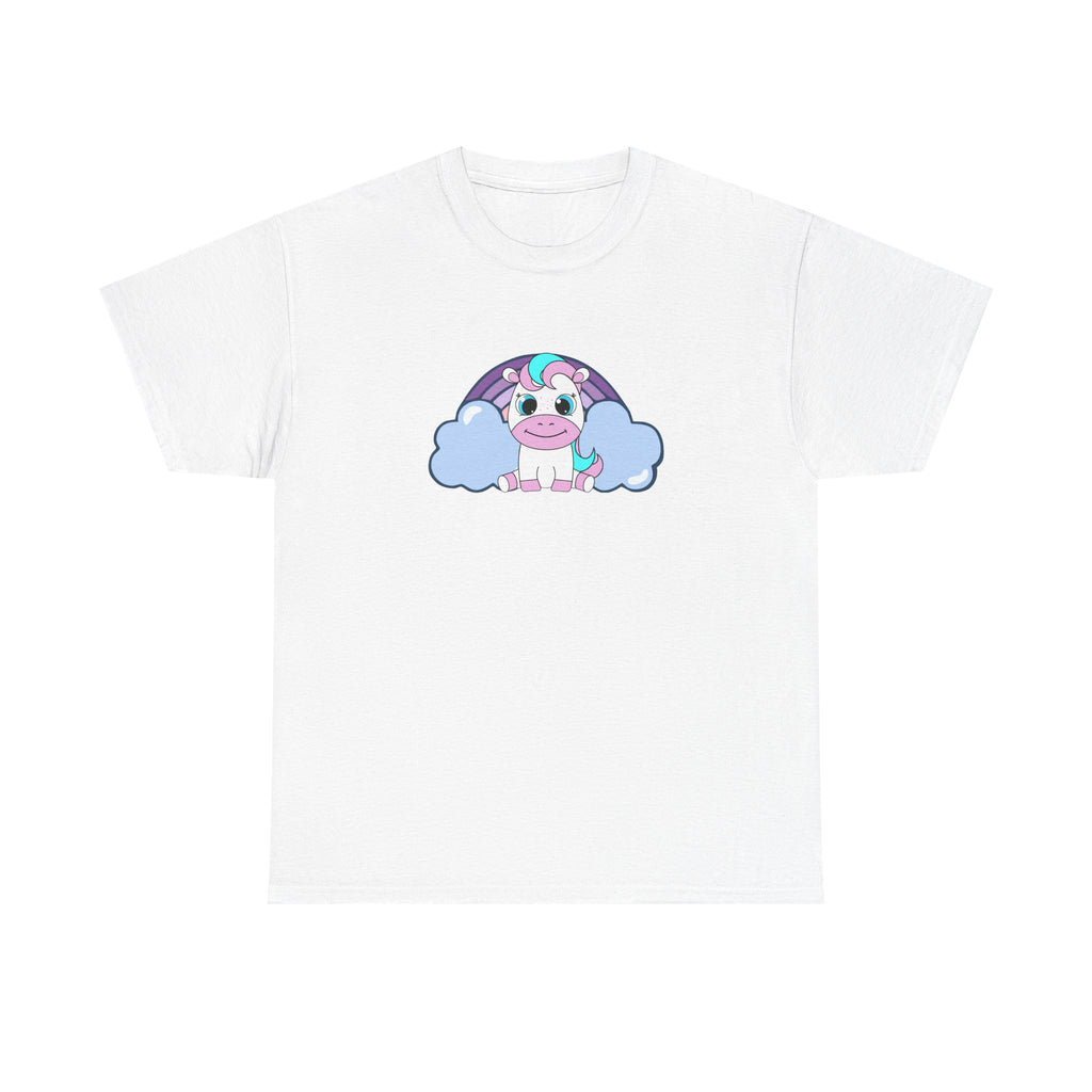 Kawaii Pony T-Shirt - Cute Horse Graphic Tee, Animal Lover Gift - Pastel Colors Shirt