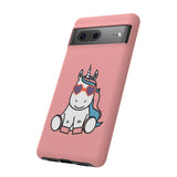 Kawaii Unicorn Tough Cases for iPhone Galaxy and Google Pixel