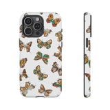 Butterflies Tough Cases, Phone Case, Protective Cover, Butterfly Pattern, Gift for Her, Unique Phone Accessory