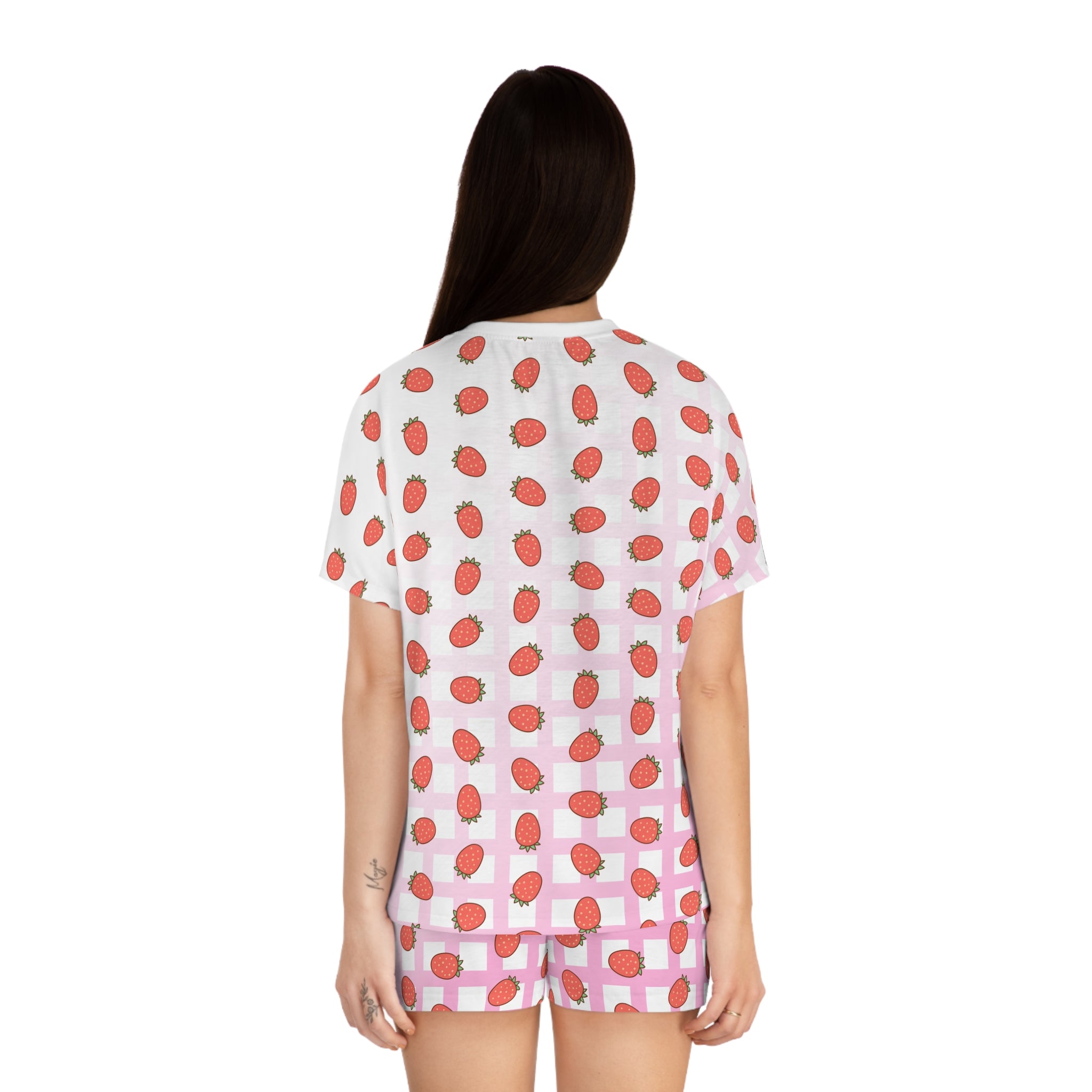 Berry Sweet Pajama Set - Women's Sleepwear - Cute Pajama Set - Fruit Patterned Sleepwear