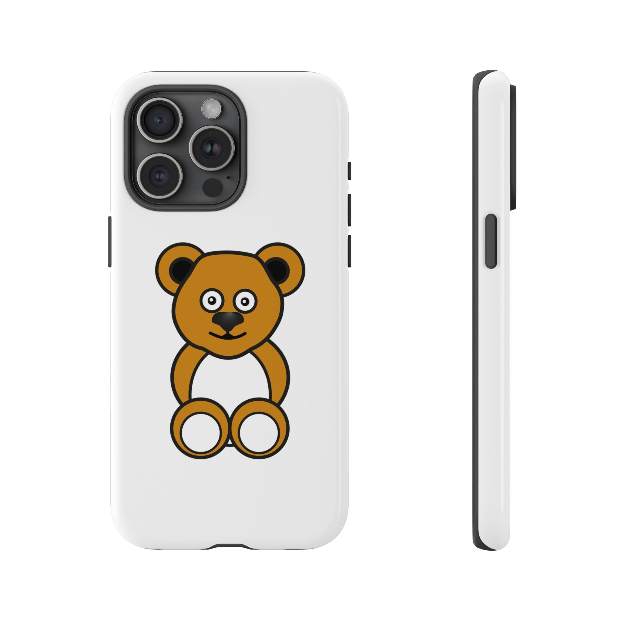 White Cute Ochre Bear Tough Cases