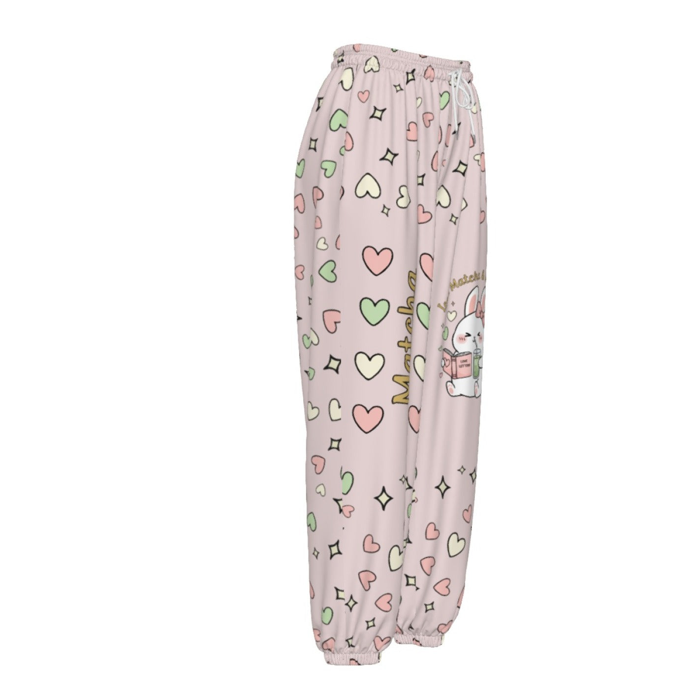 Iced Matcha Bunny Plush Pajama Pants