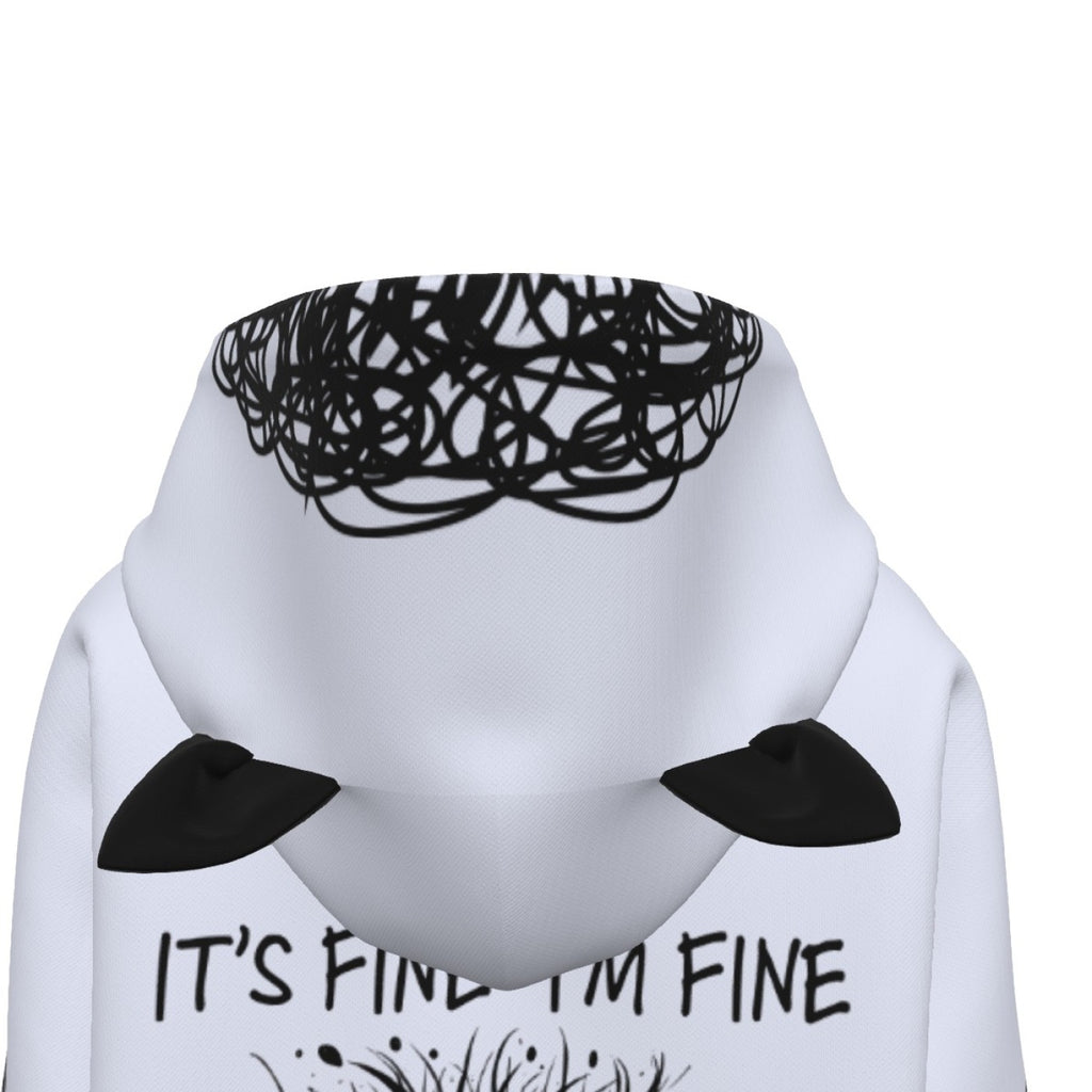 It’s Fine Coffee Cat Ear Hoodie