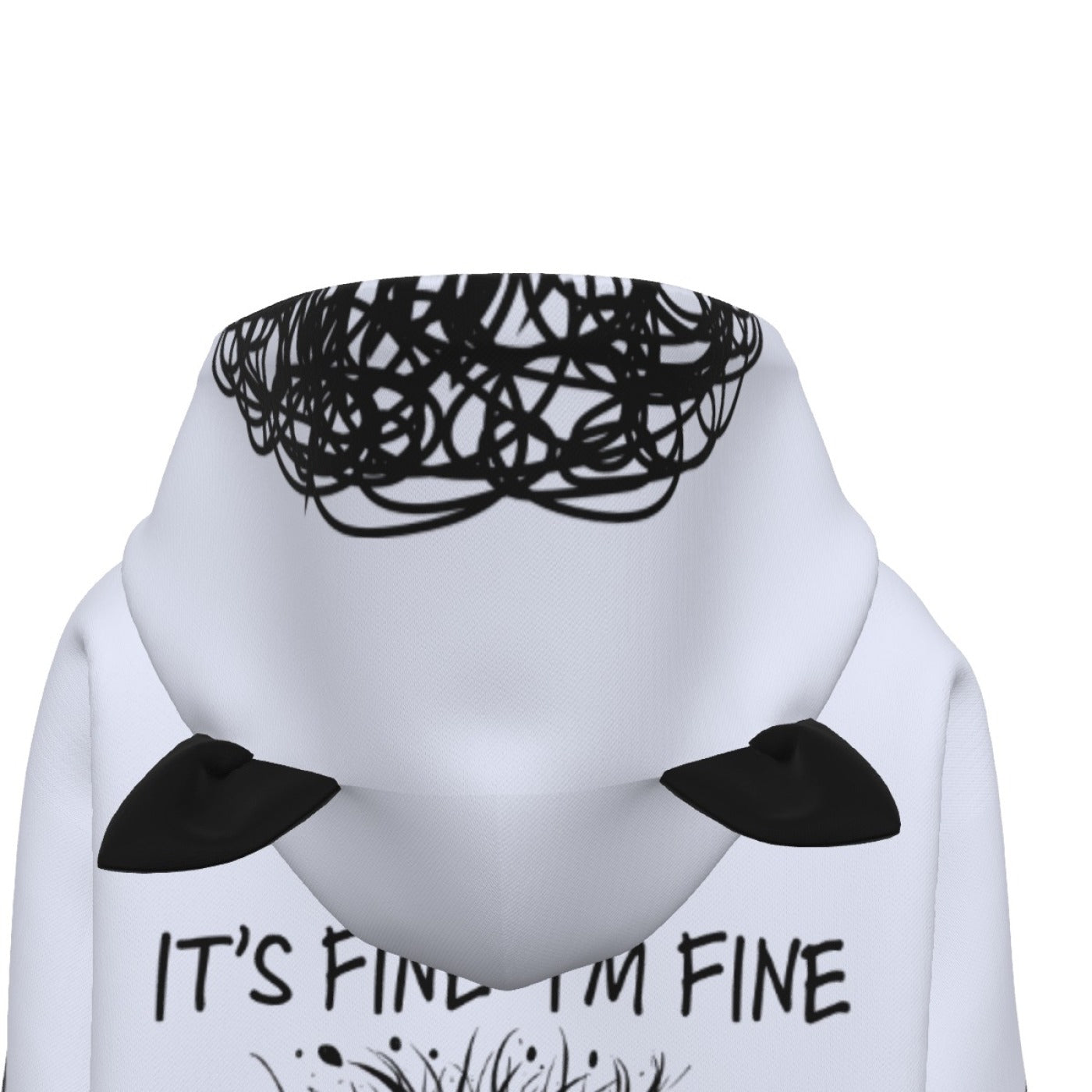 It’s Fine Coffee Cat Ear Hoodie